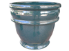 Wholesale Garden Pottery Pots & Planters > Stackable Series
Chalice Pot : Plain Color:<br>Rim Glazed (Federal Green)