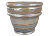 Wholesale Garden Pottery Pots & Planters > Stackable Series
Chalice Pot : Plain Color:<br>Rim Glazed (Brushed Brown)