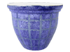 Garden Supplier, Pots & Planters > Malay Series
Dual Rim Malay Pot : Sandy Carving:<br>Blocks (Imperial Blue)