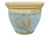 Garden Supplier, Pots & Planters > Malay Series
Dual Rim Malay Pot : Sandy Carving:<br>Wheat (Sea Green)