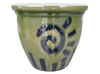 Garden Supplier, Pots & Planters > Malay Series
Dual Rim Malay Pot : Carving Art #403 (Jade Green/Black)