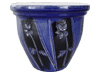 Garden Supplier, Pots & Planters > Malay Series
Dual Rim Malay Pot : Flower Carving #404 (Imperial Blue/Black)