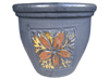 Garden Supplier, Pots & Planters > Malay Series
Dual Rim Malay Pot : Flower Carving #408 (Matte Black)