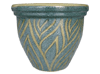 Garden Supplier, Pots & Planters > Malay Series
Dual Rim Malay Pot : Sandy Carving:<br>Art #402 (Sea Green)