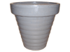 Wholesale Plant Container, Pots & Planters > Stackable Series
Vee Pot : Plain Color:<br>Rim Glazed (Grey)