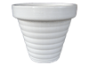 Wholesale Plant Container, Pots & Planters > Stackable Series
Vee Pot : Plain Color:<br>Rim Glazed (Off White)