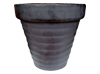 Wholesale Plant Container, Pots & Planters > Stackable Series
Vee Pot : Plain Color:<br>Rim Glazed (Matte Black)